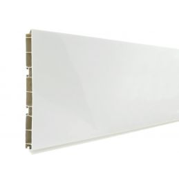 Listwa, cokół meblowy, kuchenny, podszafkowy. Biały połysk, PCV, 15x150 cm