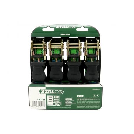 Mocne pasy do mocowania ładunków 25mm x 4.5 m, 700kg Stalco S-47842