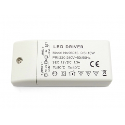 Transformator, zasilacz do oświetlenia, lamp, taśm LED 16W, 12V, 220-240V