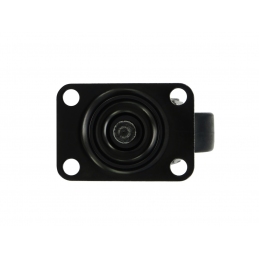 Kółko meblowe Ø 38 mm, obrotowe, z łożyskiem, małe, czarne