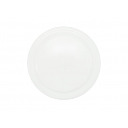 Gałka meblowa biała połysk, metalowa, masywna, 30 mm, GM-350