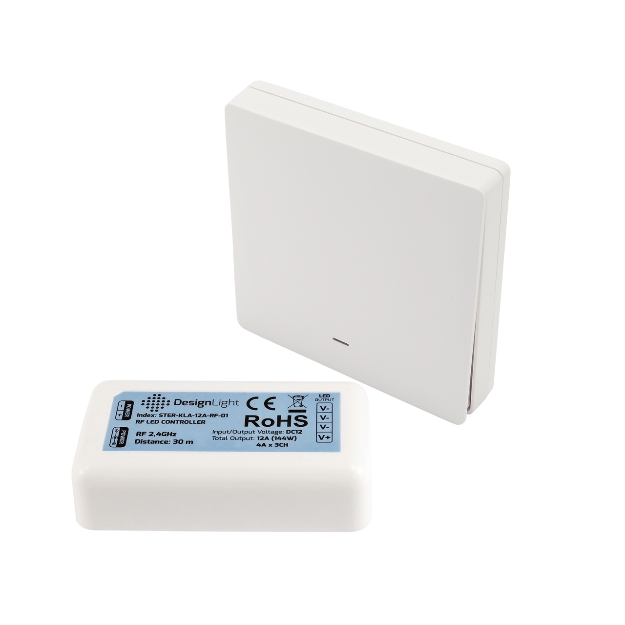 Zdalne sterowanie oświetleniem LED. Ściemniacz. Radio, 12V, 144W, MONO