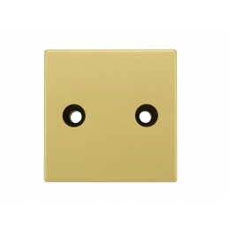 Nóżka meblowa, stopka, kwadratowa, niska, złota, 60 x 60 x 25