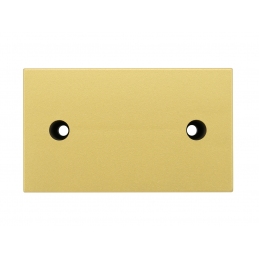 Nóżka meblowa, stopka, prostokątna, niska, złota, 100 x 60 x 30