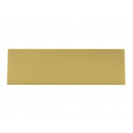 Nóżka meblowa, stopka, prostokątna, niska, złota, 100 x 60 x 30