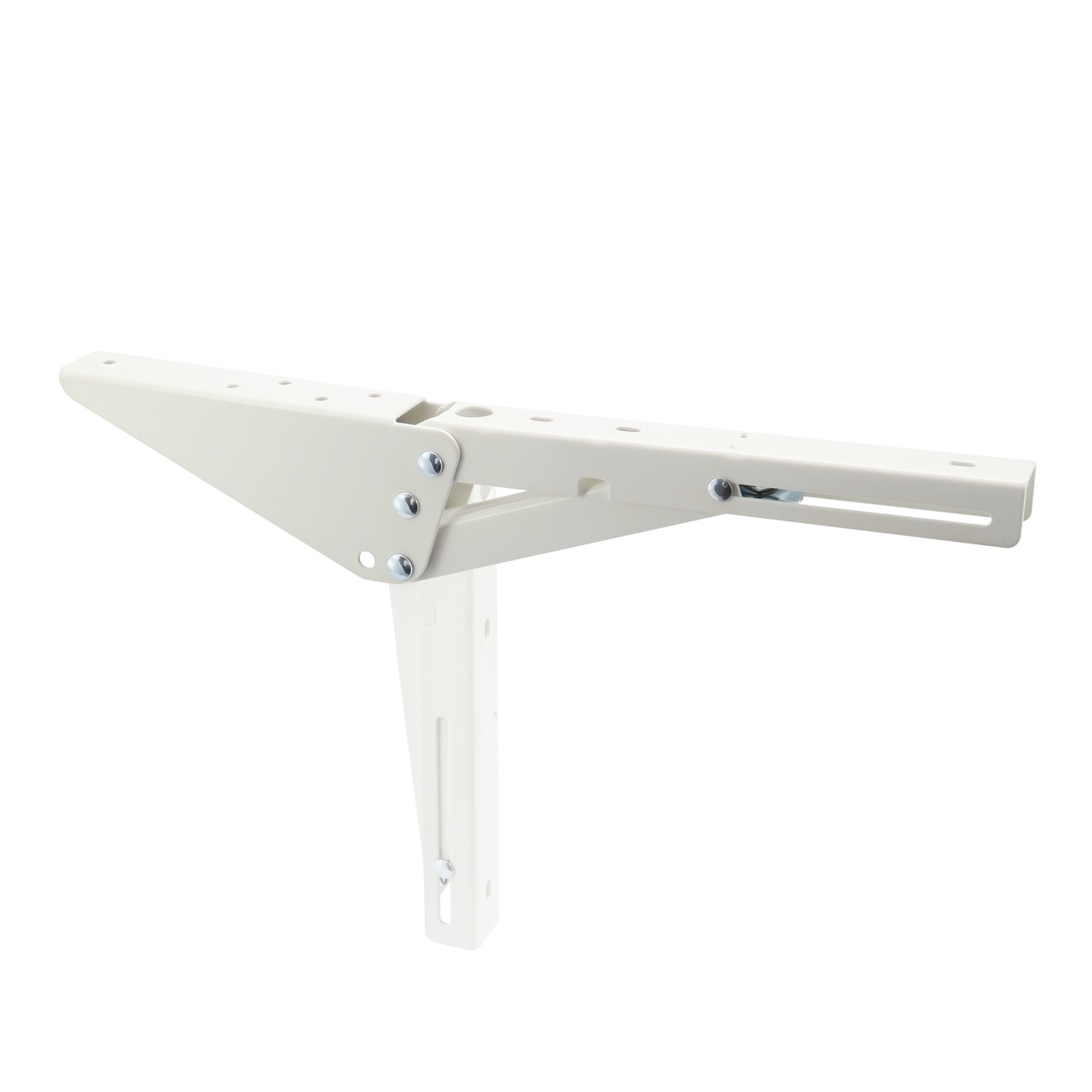 Składany wspornik, przedłużenie, mocowanie blatu stołu, półki białe P200, P300