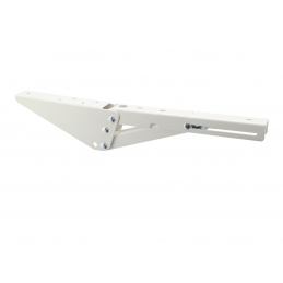 Składany wspornik, przedłużenie, mocowanie blatu stołu, półki białe P200, P300