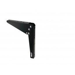 Składany wspornik, przedłużenie, mocowanie blatu stołu, półki czarne P200, P300