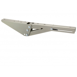 Składany wspornik, przedłużenie, mocowanie blatu stołu, półki satyna P200, P300