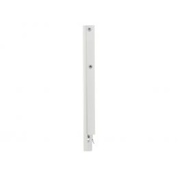 Składany wspornik, kątownik, mocowanie do blatu, półki białe 49 x 30 cm