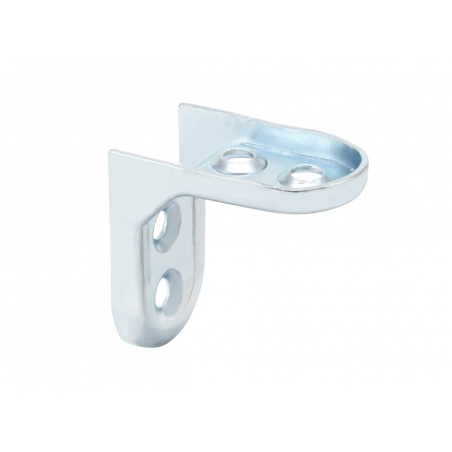 Srebrny wspornik, podpórka, mocowanie do półki, metalowe. 3,5 x 3,5 x 2 cm GTV KW-FS355-01