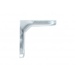 Srebrny wspornik, podpórka, mocowanie do półki, metalowe. 3,5 x 3,5 x 2 cm GTV KW-FS355-01