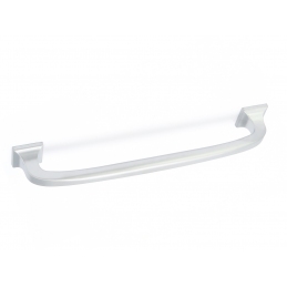 Uchwyt meblowy srebrny klasyczny zaokrąglony masywny AMIX U100, 128