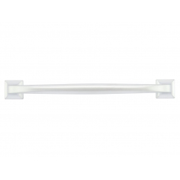 Uchwyt meblowy srebrny klasyczny zaokrąglony masywny AMIX U100, 128