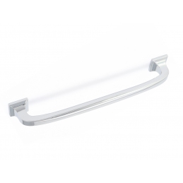 Uchwyt meblowy chrom klasyczny zaokrąglony masywny AMIX U100, 128