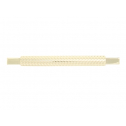 Złoty uchwyt do mebli. Metalowy, radełkowany. Glamour. 128, 160, 320