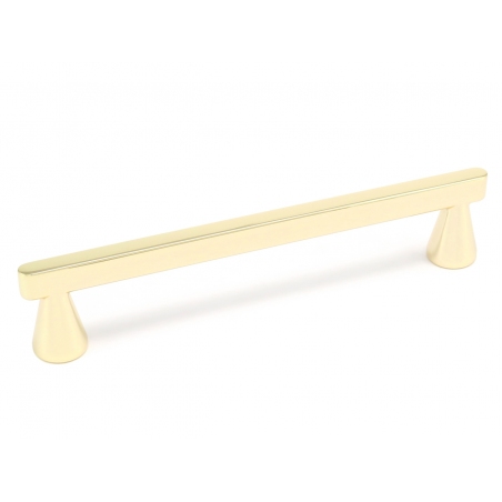 Złoty, ozdobny uchwyt do mebli. Metalowy. Velore. 128, 160, 320