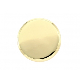 Gałka do mebli, radełkowana złota, metalowa, wieszak meblowy Stella