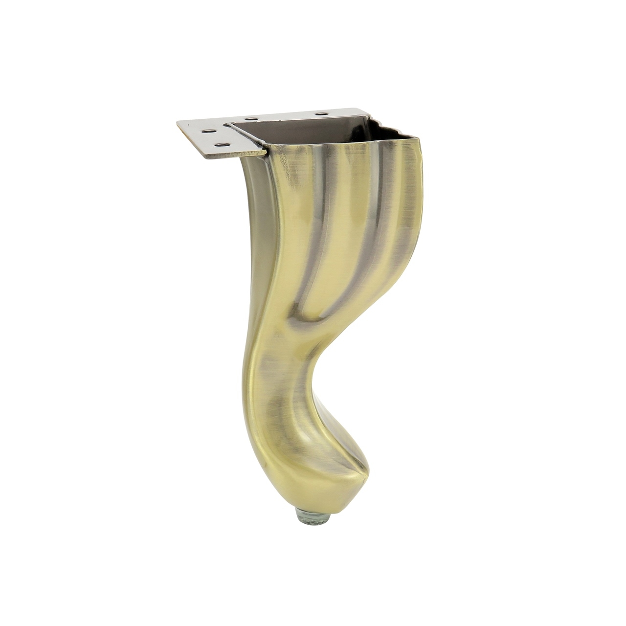 Noga do mebli, retro, stare złoto, stylowa, ozdobna, Ludwik, KM271, H-140 mm