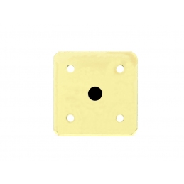 Noga meblowa okrągła, złota, metalowa z regulacją, Ø 30 mm, 12 cm, KM251