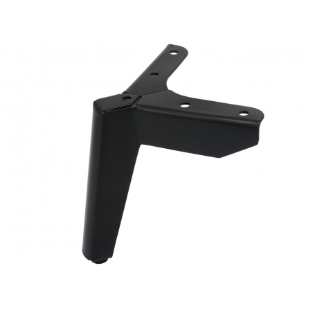 Noga do mebli, szafek, komód, masywna, czarna, narożna 12 cm. KM6610