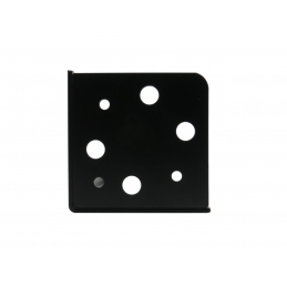 Noga do mebli, szafek, komód, masywna, czarna, narożna 20 cm