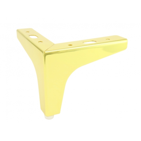 Noga do mebli, szafek, komód, masywna, złota, ozdobna, narożna 10 cm