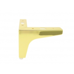 Noga do mebli, szafek, komód, masywna, złota, ozdobna, narożna 10 cm