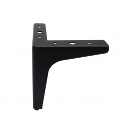 Noga do mebli, szafek, komód, czarna matowa, ozdobna, narożna 15 cm