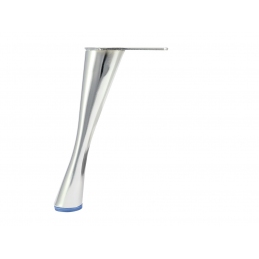 Nóżka meblowa, chromowana, metalowa do szafki, fotela, 17 cm