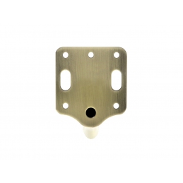 Nóżka ozdobna, metalowa do szafki, mebli tapicerowanych stare złoto17 cm