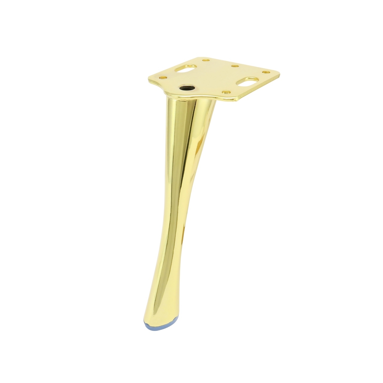 Nóżka ozdobna, metalowa do szafki, mebli tapicerowanych złota 17 cm