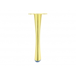 Nóżka ozdobna, metalowa do szafki, mebli tapicerowanych złota 17 cm