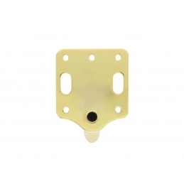 Nóżka ozdobna, metalowa do szafki, mebli tapicerowanych złota 17 cm