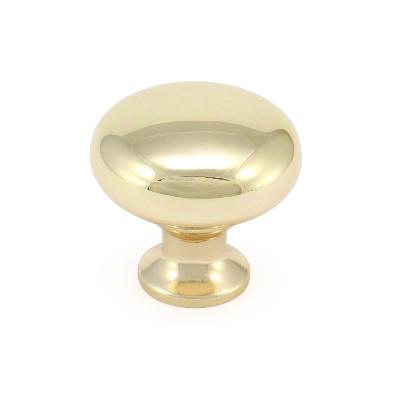 Gałka meblowa złota metalowa masywna ozdobna połysk 29 mm Aurora