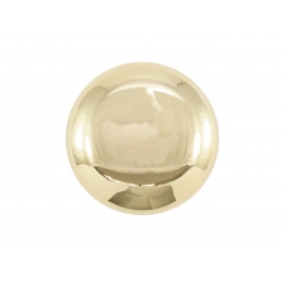 Gałka meblowa złota metalowa masywna ozdobna połysk 29 mm Aurora