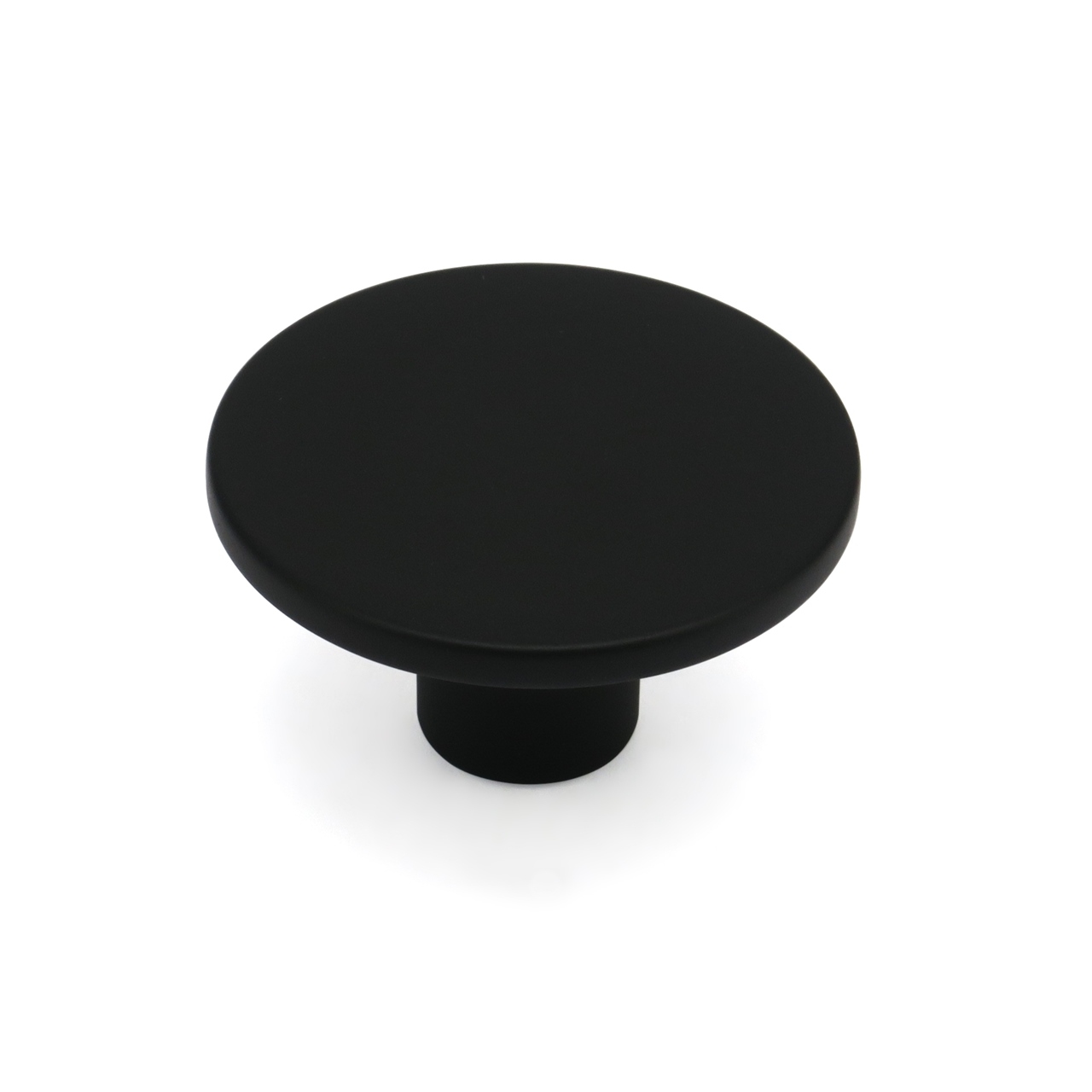 Gałka meblowa czarna, nowoczesna, metalowa, prosta ASTRO A-1503.P61