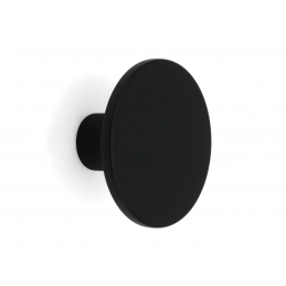 Gałka meblowa czarna, nowoczesna, metalowa, prosta ASTRO A-1503.P61