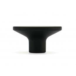 Gałka meblowa czarna, nowoczesna, metalowa, prosta ASTRO A-1503.P61