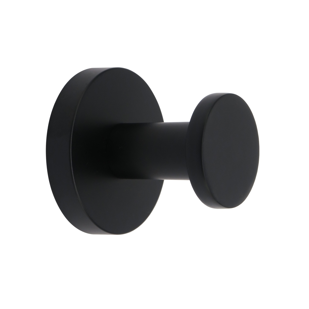 Wieszak na ubrania, meblowy, pojedynczy, czarny matowy W036