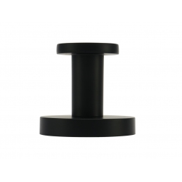 Wieszak na ubrania, meblowy, pojedynczy, czarny matowy W036