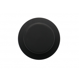 Wieszak na ubrania, meblowy, pojedynczy, czarny matowy W036