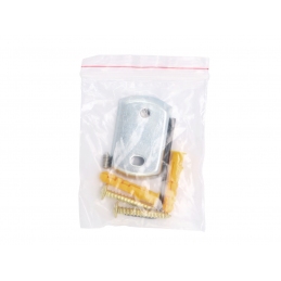 Wieszak na ubrania, meblowy, podwójny, czarny lofotwy W032