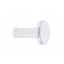 Gałka meblowa chromowana, nowoczesna, metalowa, wieszak 25x34 mm Harry