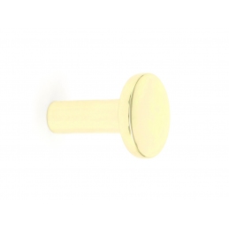 Gałka meblowa złota, nowoczesna, metalowa, wieszak 25x34 mm Harry