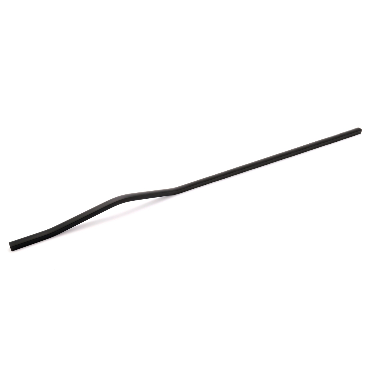 Długi uchwyt do szafy i drzwi przesuwnych, czarny matowy, fala, Nomet APRO C-5769A