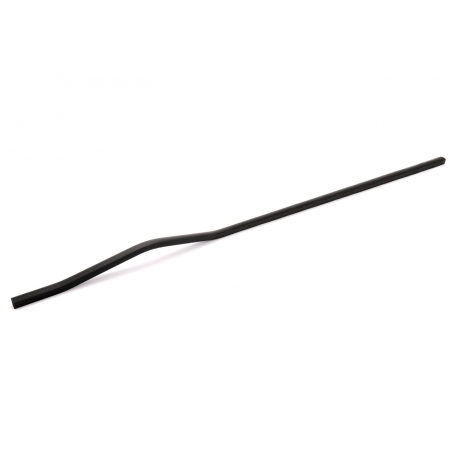 Długi uchwyt do szafy i drzwi przesuwnych, czarny matowy, fala, Nomet APRO C-5769A