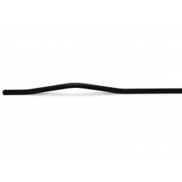 Długi uchwyt do szafy i drzwi przesuwnych, czarny matowy, fala, Nomet APRO C-5769A