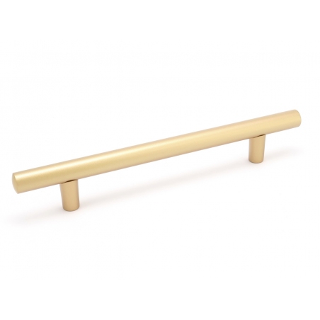 Uchwyt meblowy relingowy, złoty miedziany, metal, 128, 160, 192, 320