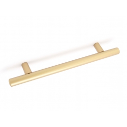 Uchwyt meblowy relingowy, złoty miedziany, metal, 128, 160, 192, 320